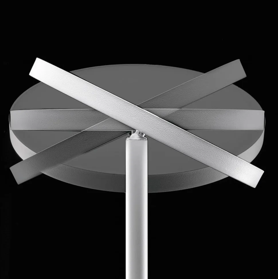 LED-gulvlampe Joshua i hvid