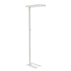 LED-gulvlampe MAULjaval, hvid, 196 cm, dæmpbar, fod