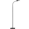 LED-gulvlampe Office Step, dæmpbar, sort