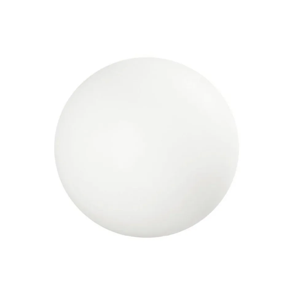 LED-gulvlampe Oh!, Ø 38 cm, E27, polykarbonat, hvid