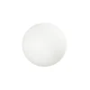 LED-gulvlampe Oh!, Ø 28 cm, E27, polykarbonat, hvid