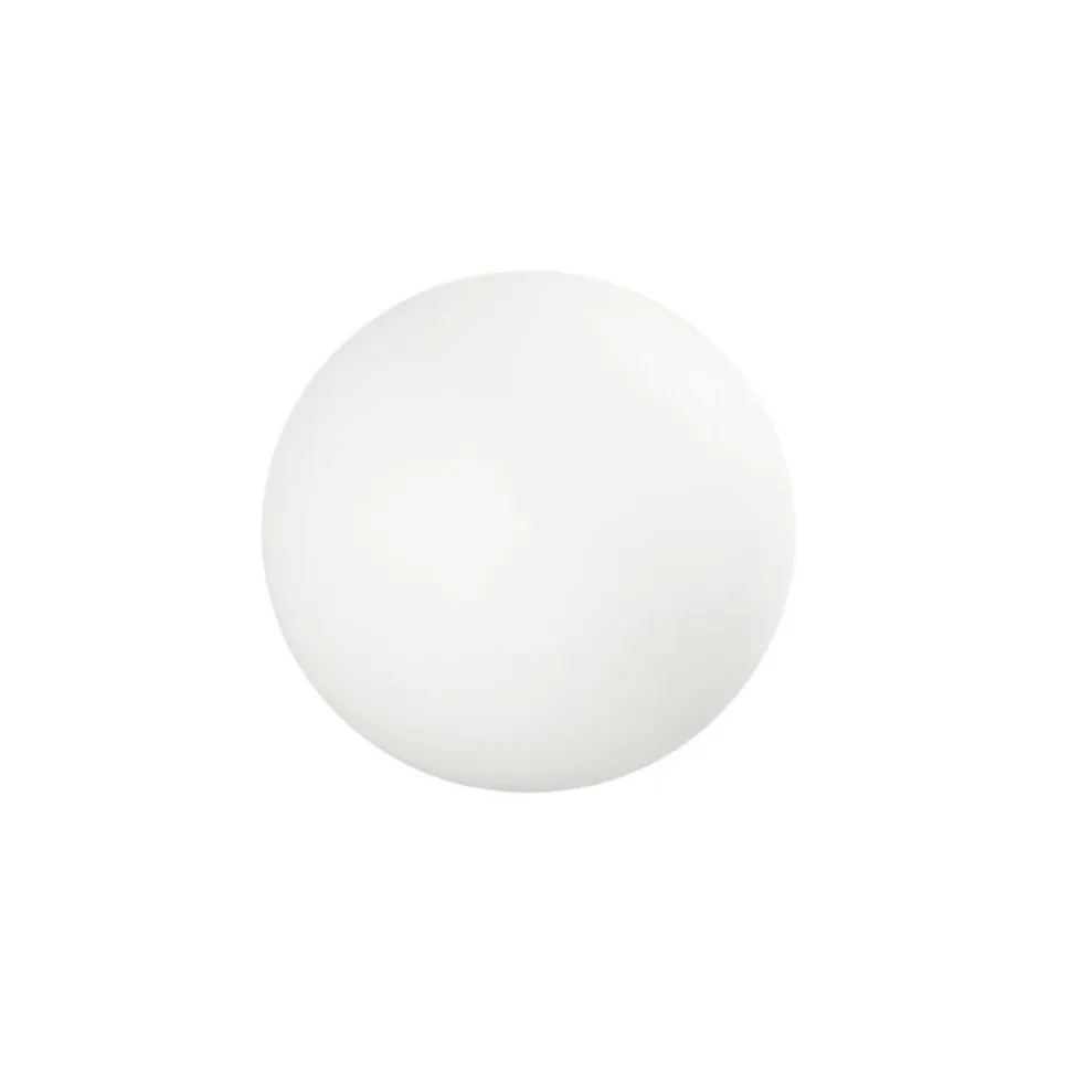 LED-gulvlampe Oh!, Ø 28 cm, E27, polykarbonat, hvid