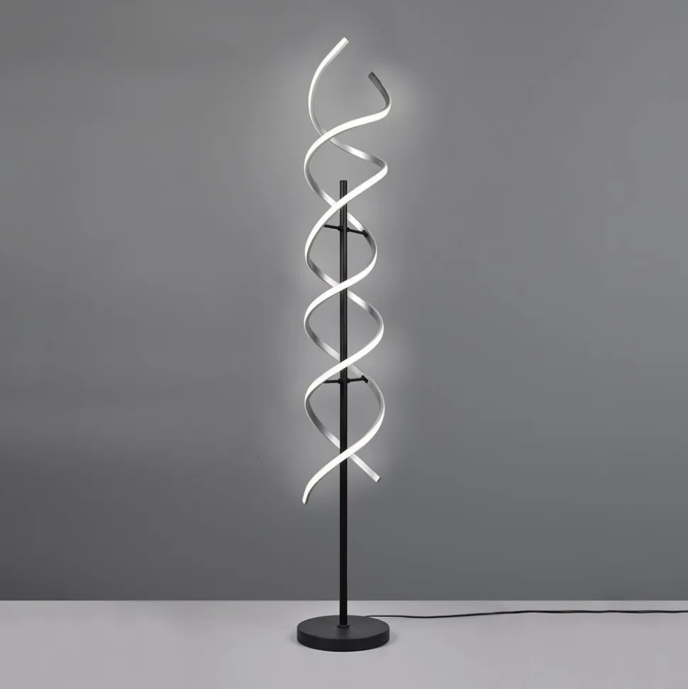 LED-gulvlampe Sequence, dæmpbar, CCT, aluminium