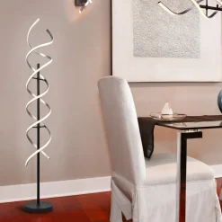LED-gulvlampe Sequence, dæmpbar, CCT, aluminium