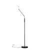 LED-gulvlampe Sorento, sandgrå, højde 138 cm, CCT dæmpbar