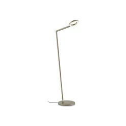 LED-gulvlampe Tessa-S, bronzeeffekt, CCT, bevægelseskontrol