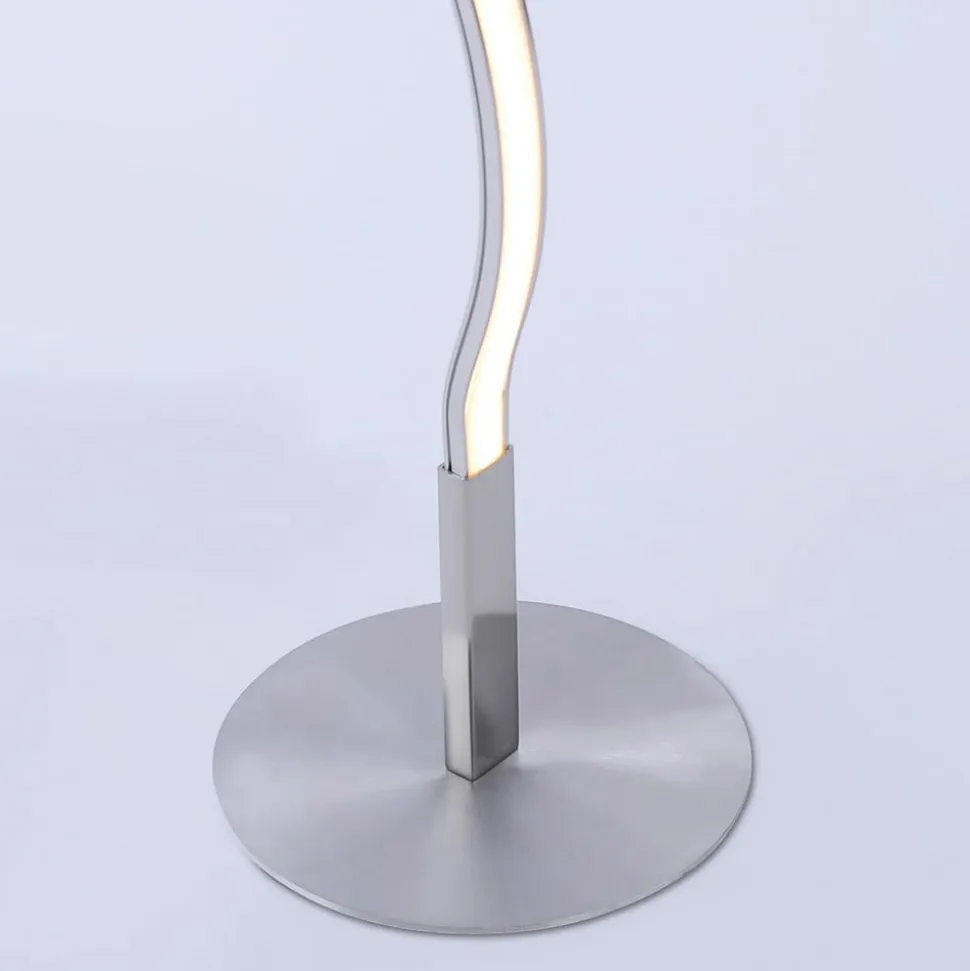 LED-gulvlampe Wave 3.000K 120 cm stål
