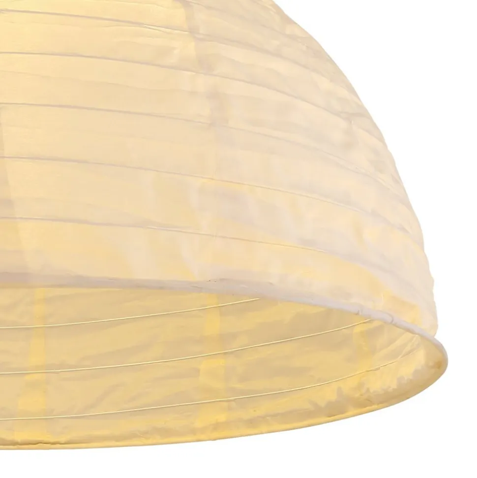 LED-hængelampe 33982, hvid, hør, plast