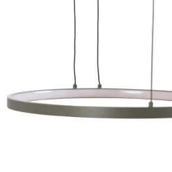 LED-hængelampe CIRCOLO, olivgrøn, Ø 30/45/60 cm, 3 lyskilder
