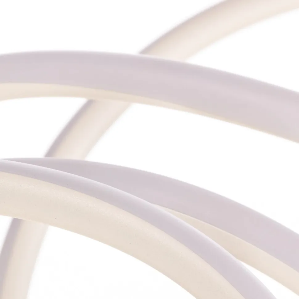 LED-hængelampe Loca, plast, hvid, 56 W, længde 70 cm
