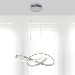 LED-hængelampe Maria, dæmpbar, aluminium