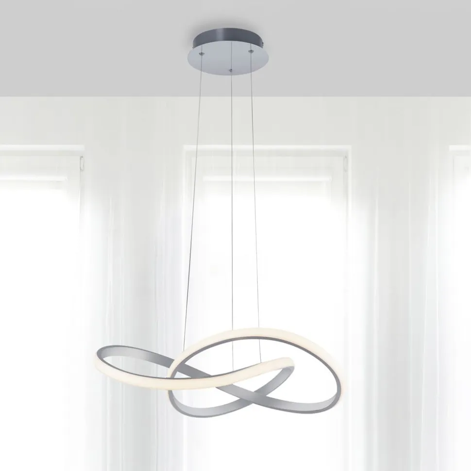 LED-hængelampe Maria, dæmpbar, aluminium