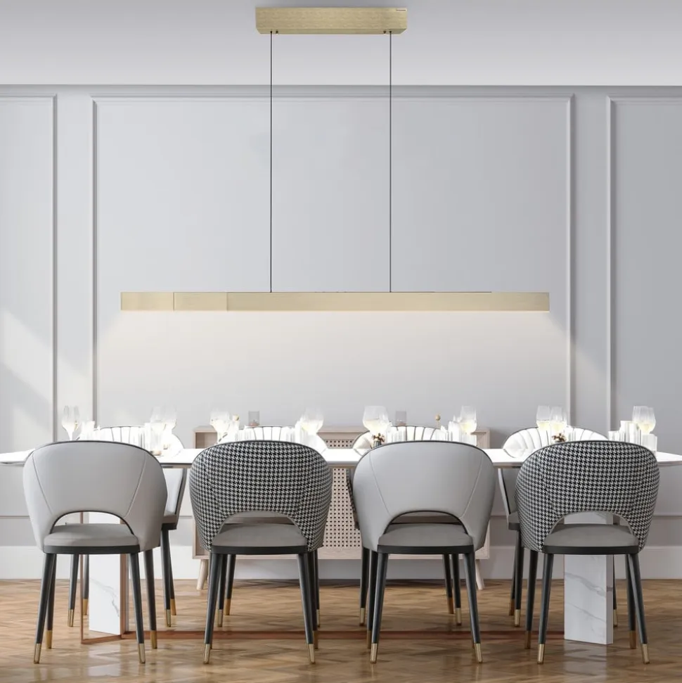 LED-hængelampe PURE Moto-Rise, imperial gold, aluminium, CCT