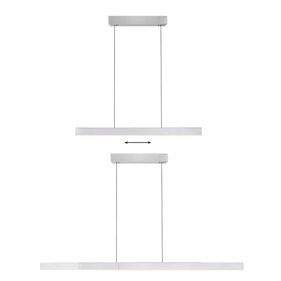 LED-hængelampe PURE Moto-Rise, diamant, aluminium, CCT