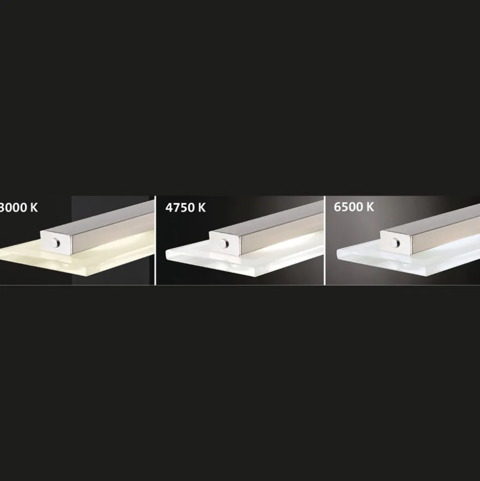 LED-hængelampe Tenso, nikkel, 64 cm, metal, CCT, dæmper