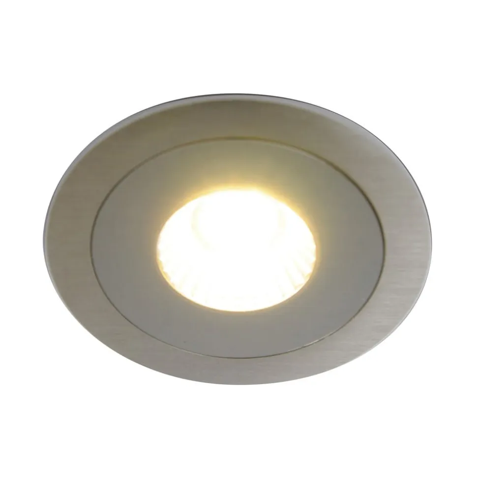 LED-indbygget møbelspot AR 68 4W stål 4.000K