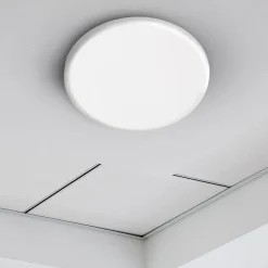 LED-indbygningslampe Suma, Ø 15,5 cm, hvid, dæmpbar, IP44