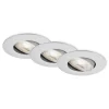 LED-indbygningsspot 7602 3 IP65 3.000 K krom mat