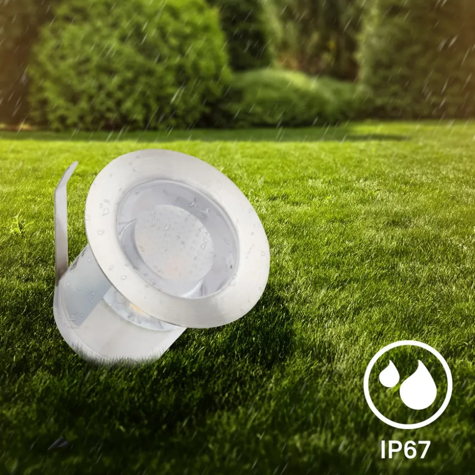 LED-indbygningsspot 3913032 IP67 12V 3x-udvidelse 3cm stål