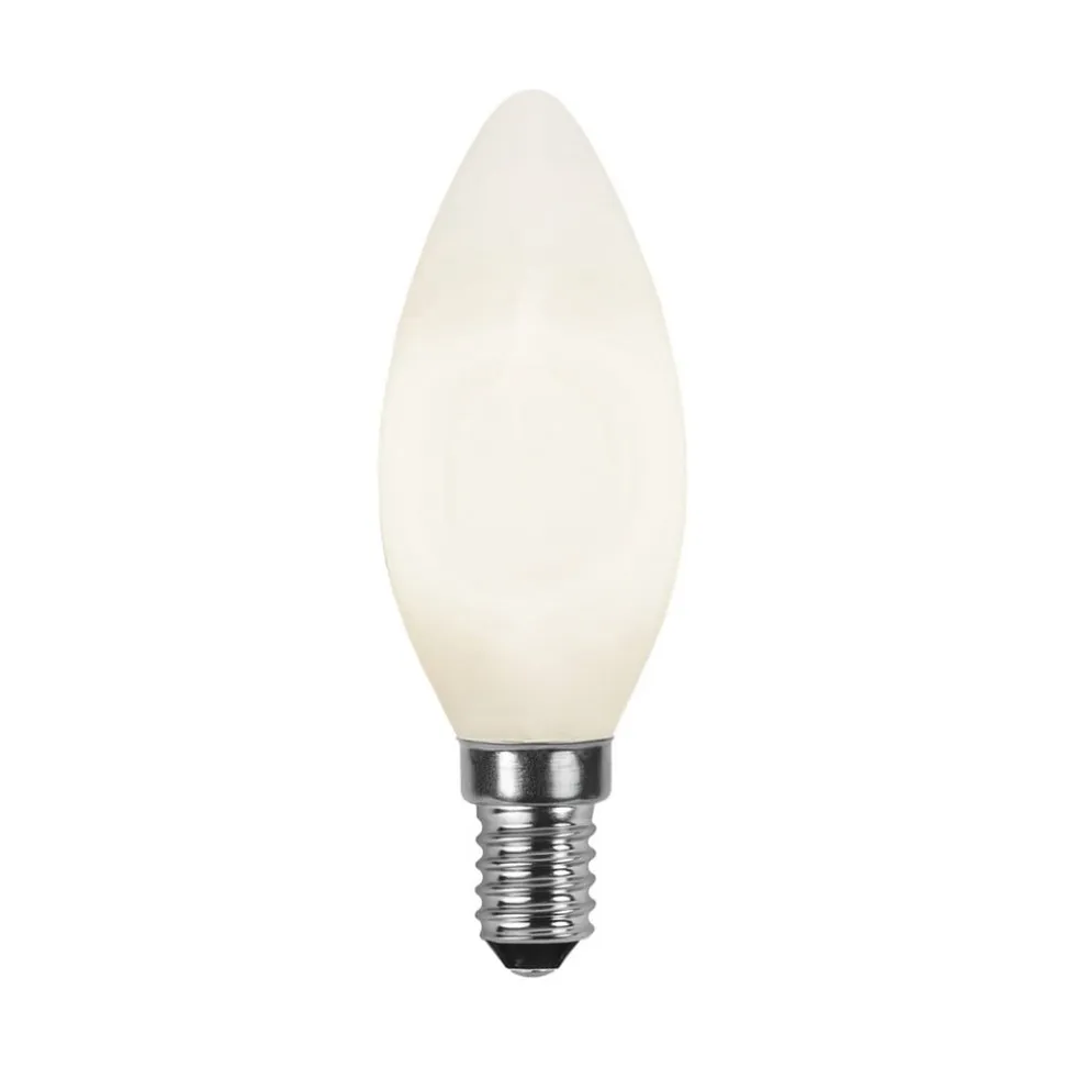 LED-kertepære E14 2.700K, opal, Ra90 3W