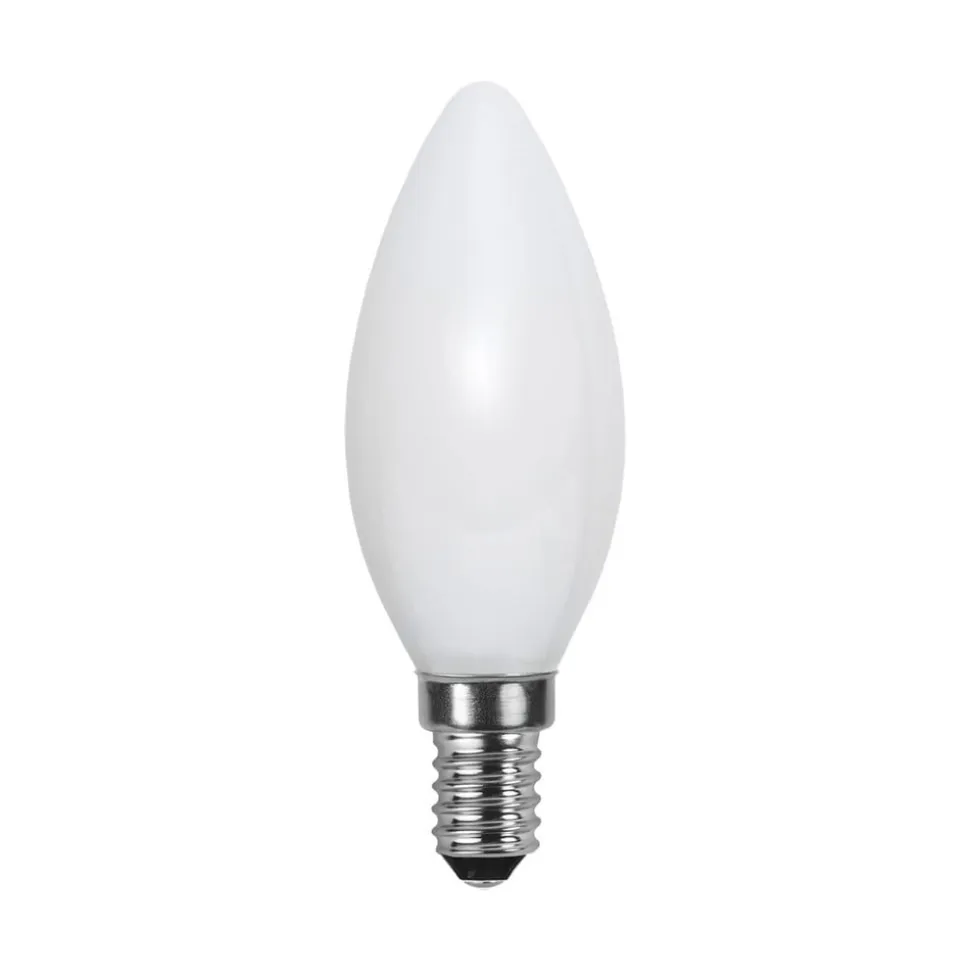 LED-kertepære E14 2.700K, opal, Ra90 3W