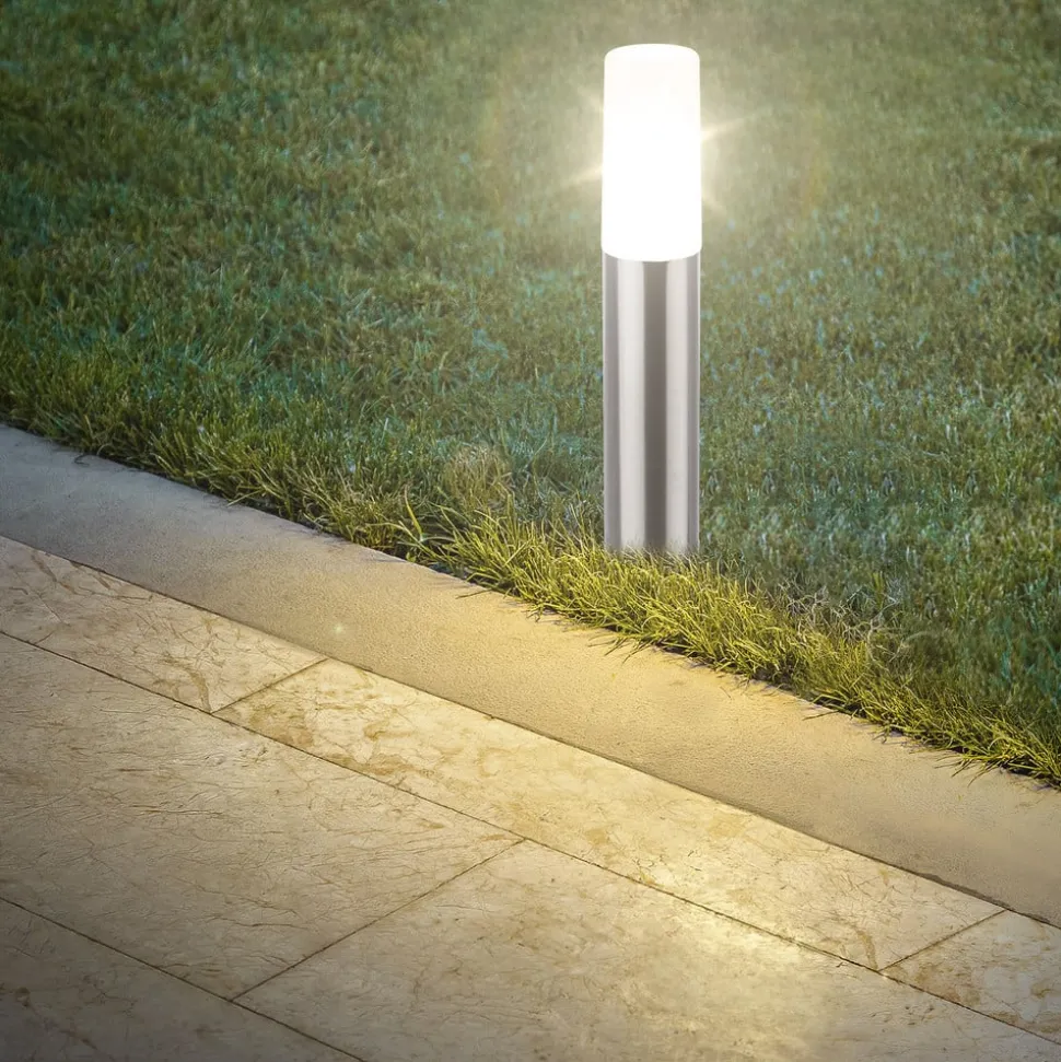 LED-lampe med jordspyd 3925032 12V 3x-startersæt stål Ø 4 cm