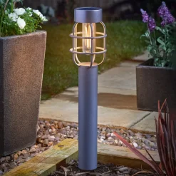 LED-lampe med jordspyd Anglia, 2 stk., antracit, IP44