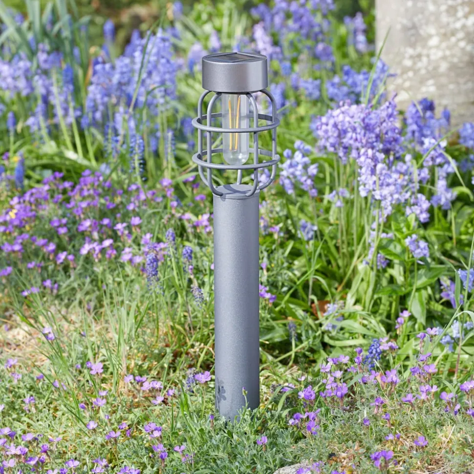 LED-lampe med jordspyd Anglia, 2 stk., antracit, IP44