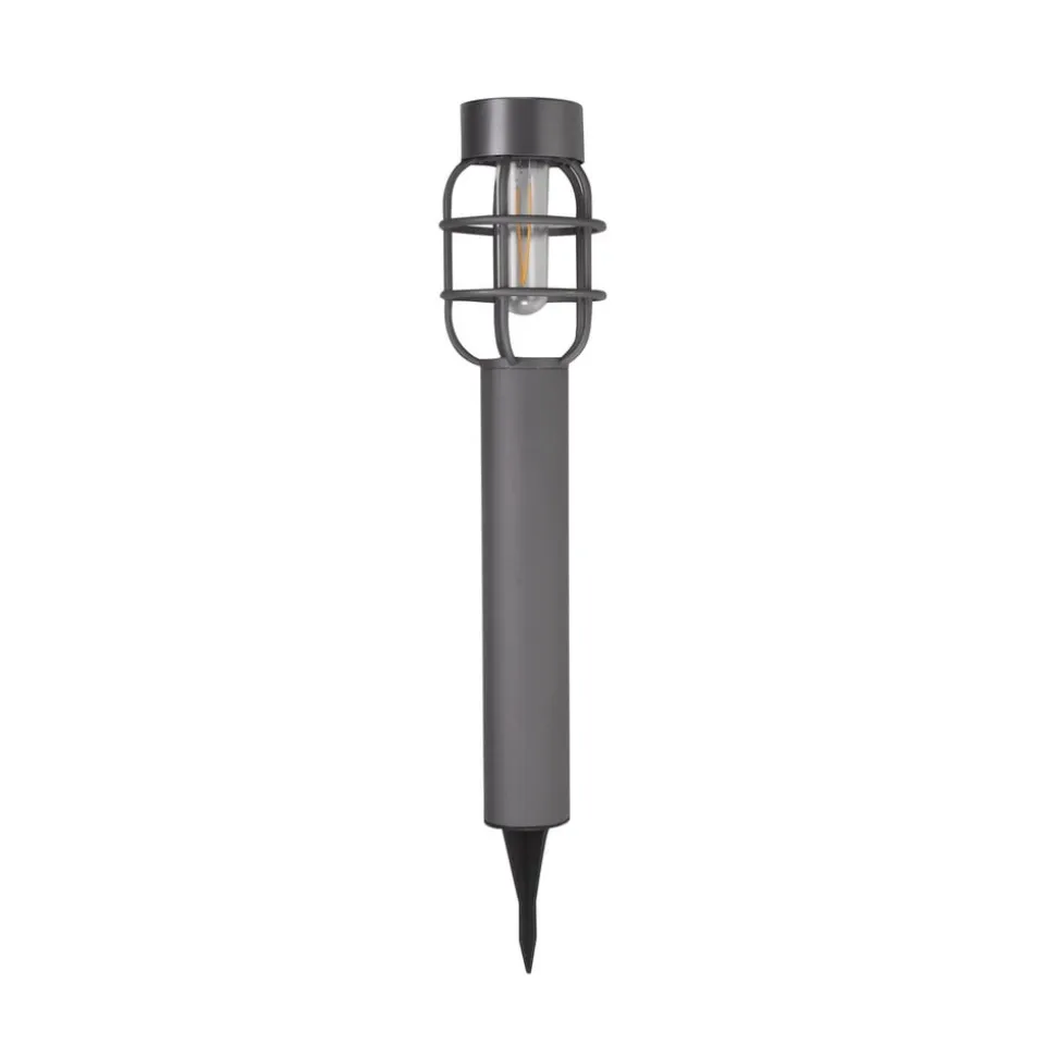 LED-lampe med jordspyd Anglia, 2 stk., antracit, IP44