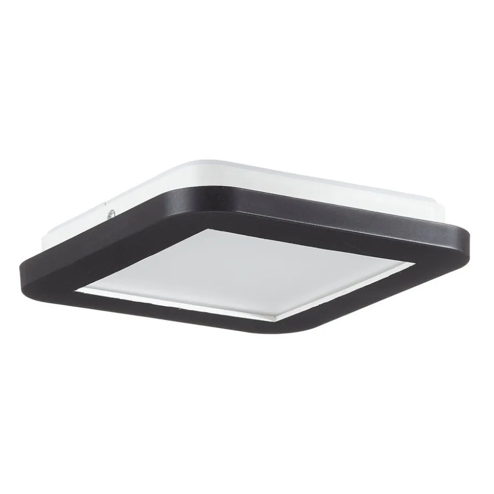 LED-loftlampe Camillus, kvadratisk, 17 cm