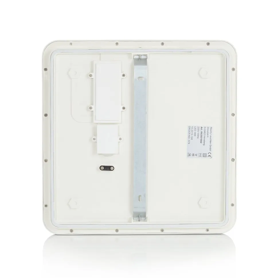 LED-loftlampe Camillus, kvadratisk, 30 cm