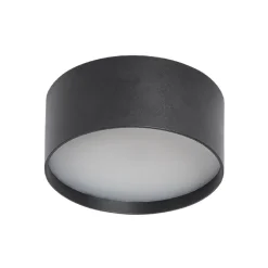 LED-loftlampe CMD 9092, Ø 12 cm, antracit, IP44, metal