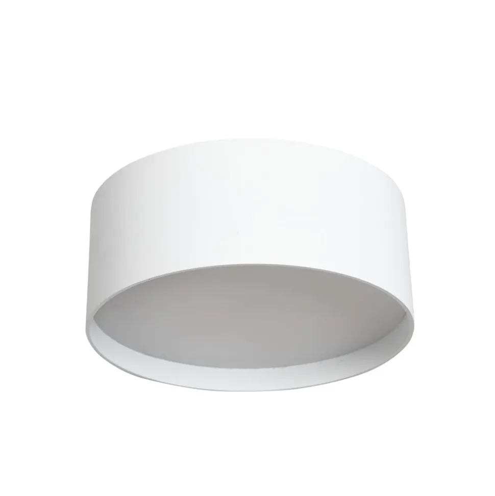LED-loftlampe CMD 9093, Ø 12 cm, hvid, IP44, metal