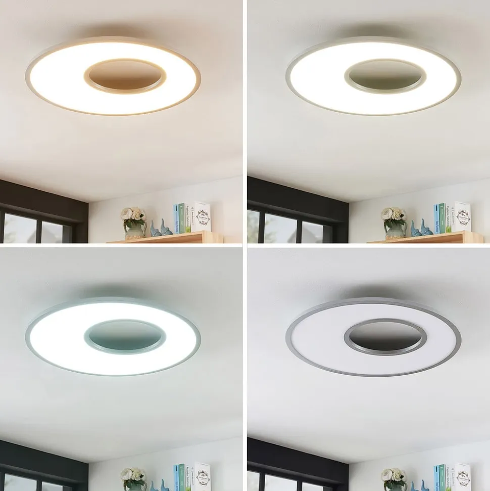 LED-loftlampe Durun, dæmpbar, CCT, rund, 60 cm