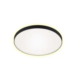 LED-loftlampe Flet med baggrundsbelysning, Ø 35,5 cm