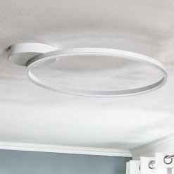LED-loftlampe Giotto 1 lyskilde, hvid