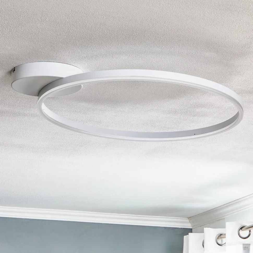 LED-loftlampe Giotto 1 lyskilde, hvid