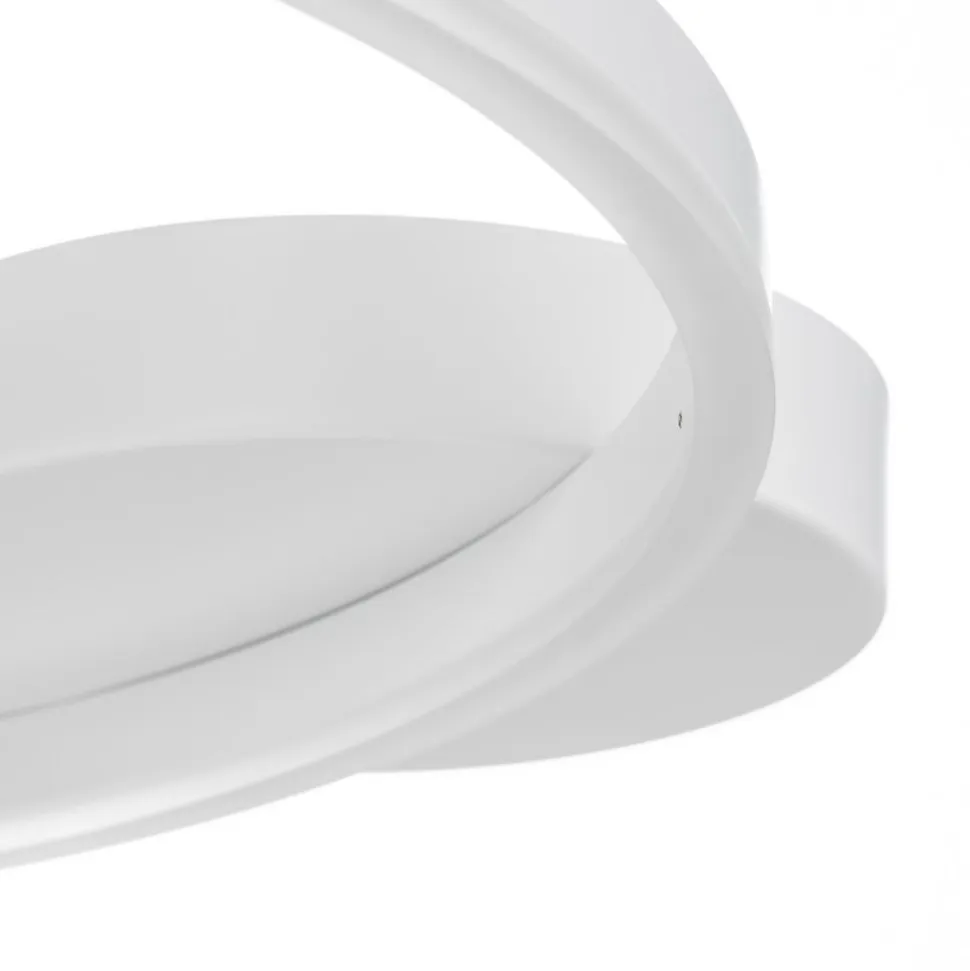 LED-loftlampe Giotto 1 lyskilde, hvid