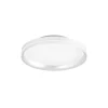 LED-loftlampe Isy, hvid, Ø 35 cm, metal, CCT, dæmpbar