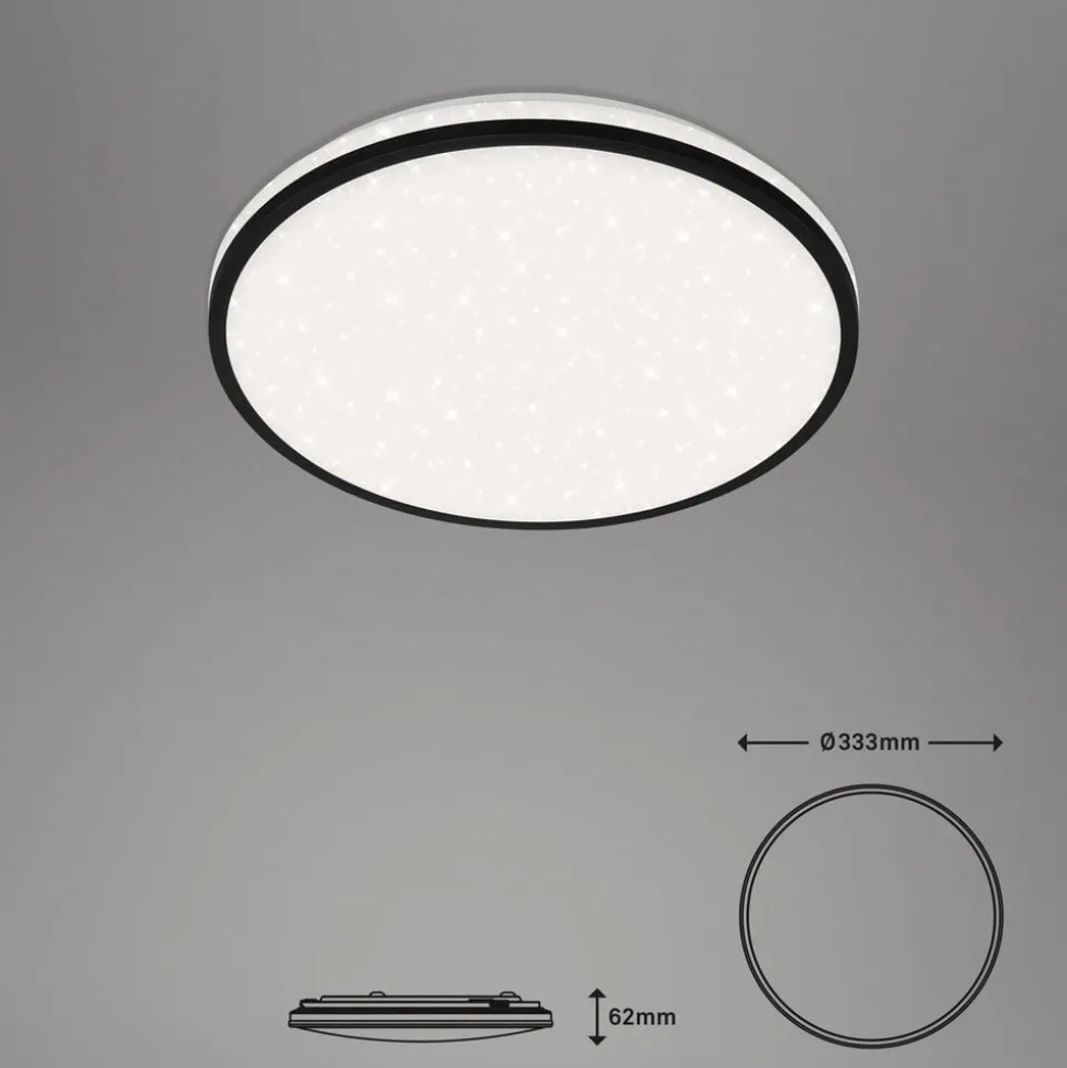 LED-loftlampe Ivy Sky S, stjernedekoration, Ø 33 cm