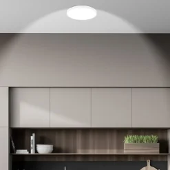 LED-loftlampe Kaida, hvid, Ø 30 cm, energiklasse A, 4.000 K