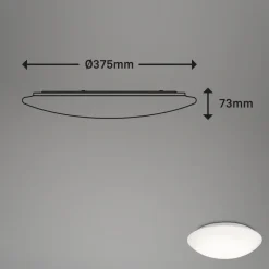 LED-loftlampe med sensor Elipso IP44 4.000K Ø38cm