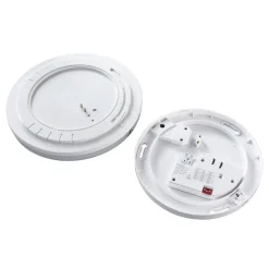 LED-loftlampe Pronto, rund, bevægelsessensor