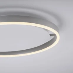 LED-loftlampe Ritus, Ø 39,3 cm, aluminium