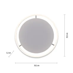 LED-loftlampe Ritus, Ø 39,3 cm, aluminium
