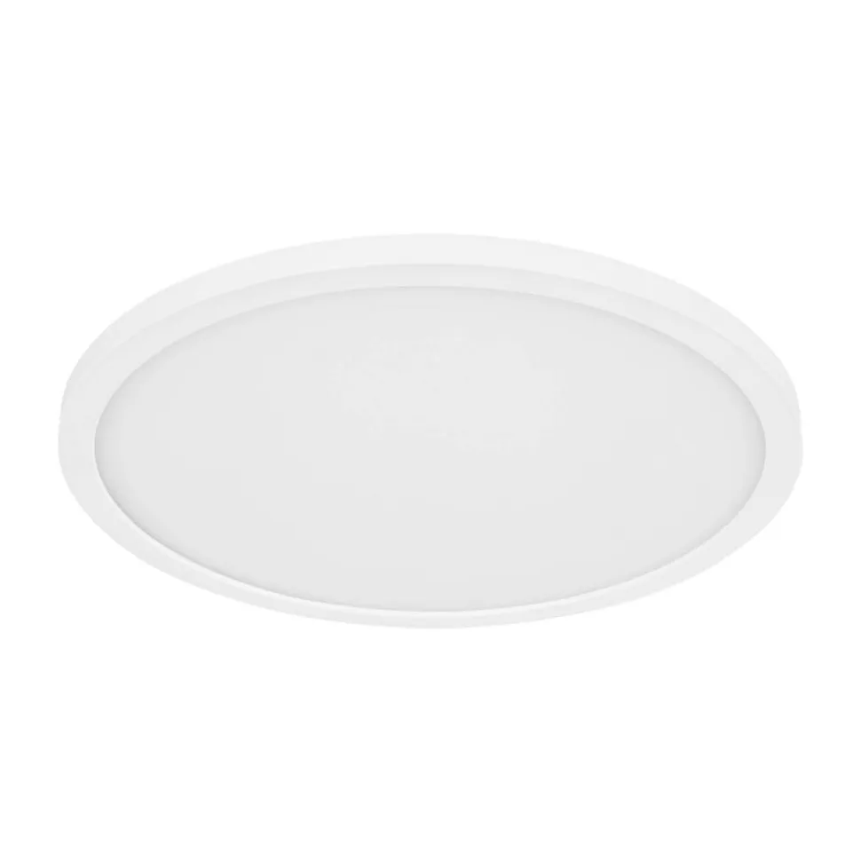 LED-loftlampe Sapana, hvid, Ø 42 cm, plast, IP44