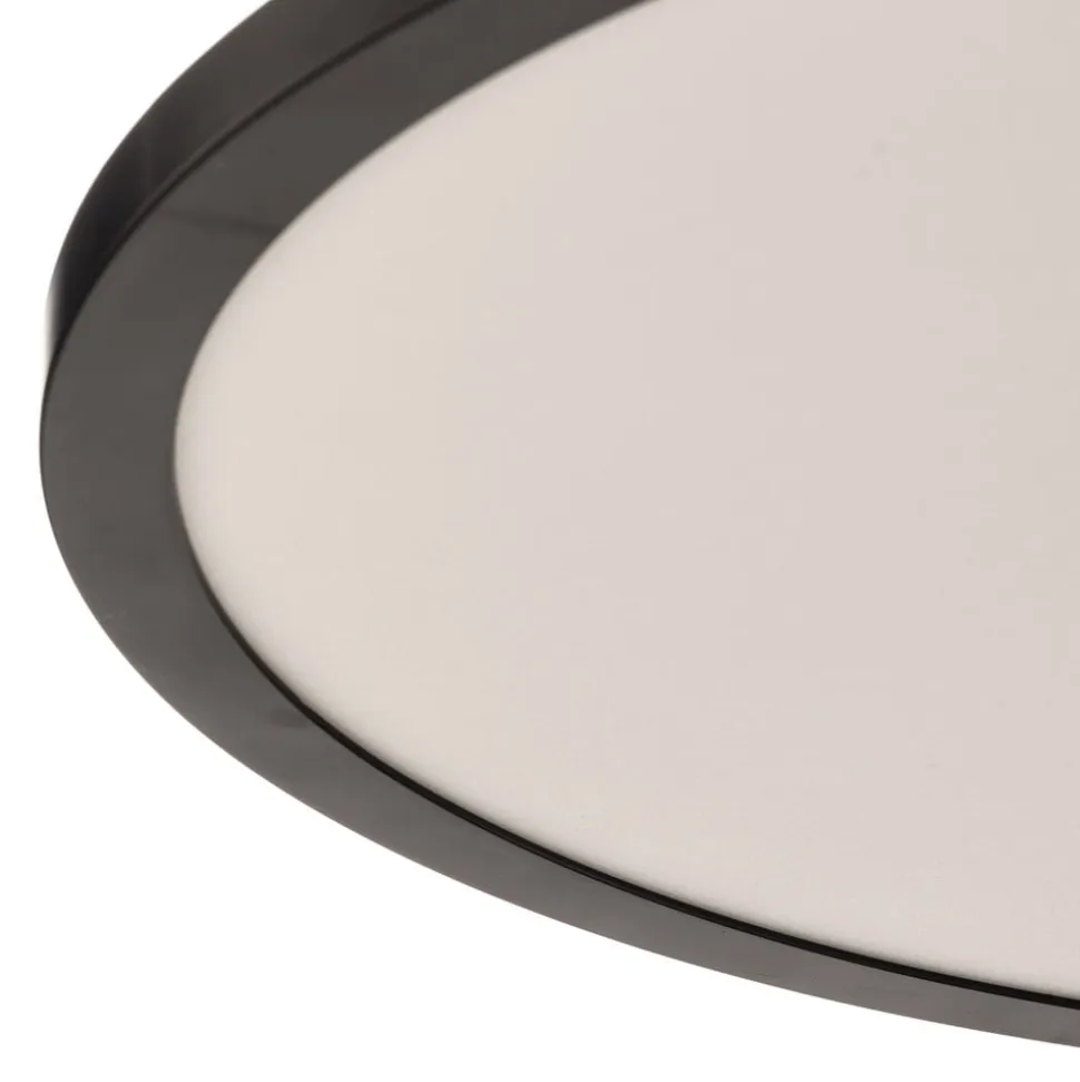LED-loftlampe Tuco CCT, dæmpbar, sort Ø 50 cm