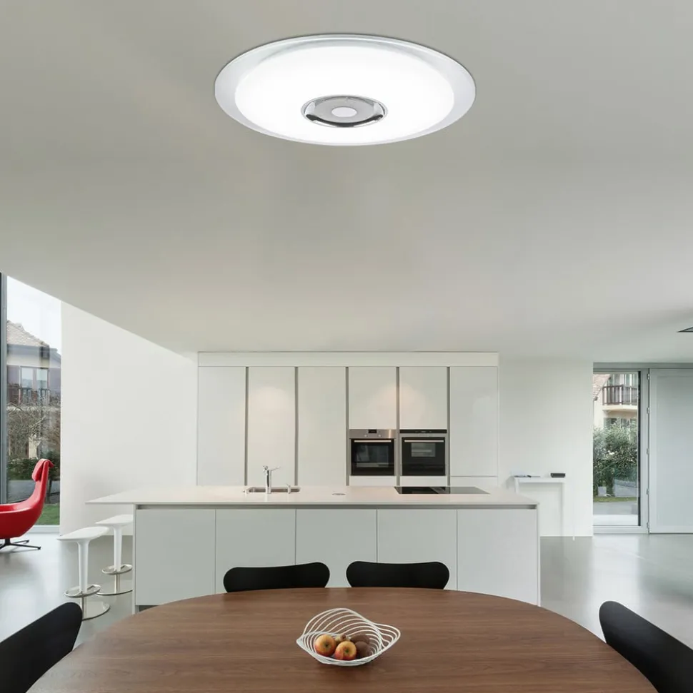 LED-loftlampe Tune RGB med højttaler Ø 60
