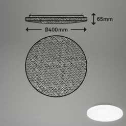 LED-loftslampe Case IP44 starry sky 840 Ø 40cm