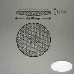 LED-loftslampe Case IP44 starry sky 840 Ø 34cm